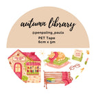 Pre cut Pet Tape - Penpaling Paula - Autumn Library - 1 - Penpaling Paula - Tidformera