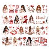 Pre cut Pet Tape - Penpaling Paula - Be My Valentine 60 mm - 2 - Penpaling Paula - Tidformera