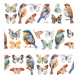 Pre cut Pet Tape - Penpaling Paula - Birds & butterflies - 2 - Penpaling Paula - Tidformera