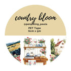 Pre cut Pet Tape - Penpaling Paula - Country Bloom - 1 - Penpaling Paula - Tidformera