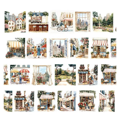 Pre cut Pet Tape - Penpaling Paula - In the City - 2 - Penpaling Paula - Tidformera