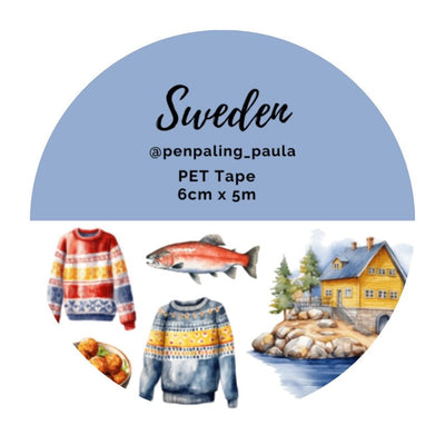Pre cut Pet Tape - Penpaling Paula - Sweden