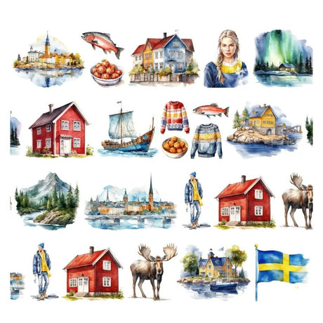 Pre cut Pet Tape - Penpaling Paula - Sweden - 2 - Penpaling Paula - Tidformera