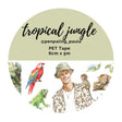 Pre cut Pet Tape - Penpaling Paula - Tropical Jungle 60 mm - 1 - Penpaling Paula - Tidformera