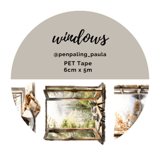 Pre cut Pet Tape - Penpaling Paula - Windows - 1 - Penpaling Paula - Tidformera