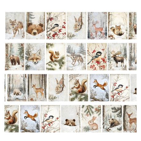 Pre cut Pet Tape - Penpaling Paula - Winter Woodland - 2 - Penpaling Paula - Tidformera