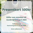 Presentkort - Anmälan till kundträff - 1 - Tidformera - Tidformera