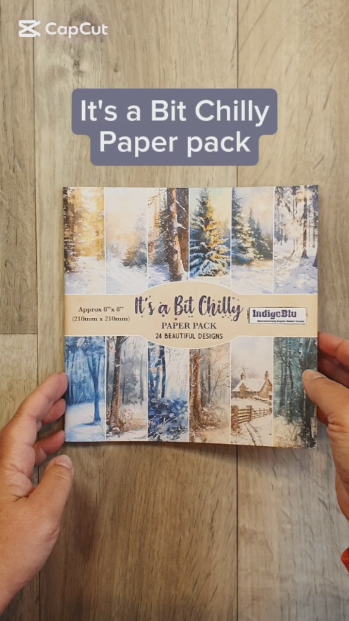 Video - Visar alla sidor i It's a bit Chilly Paper pack från IndigoBlu