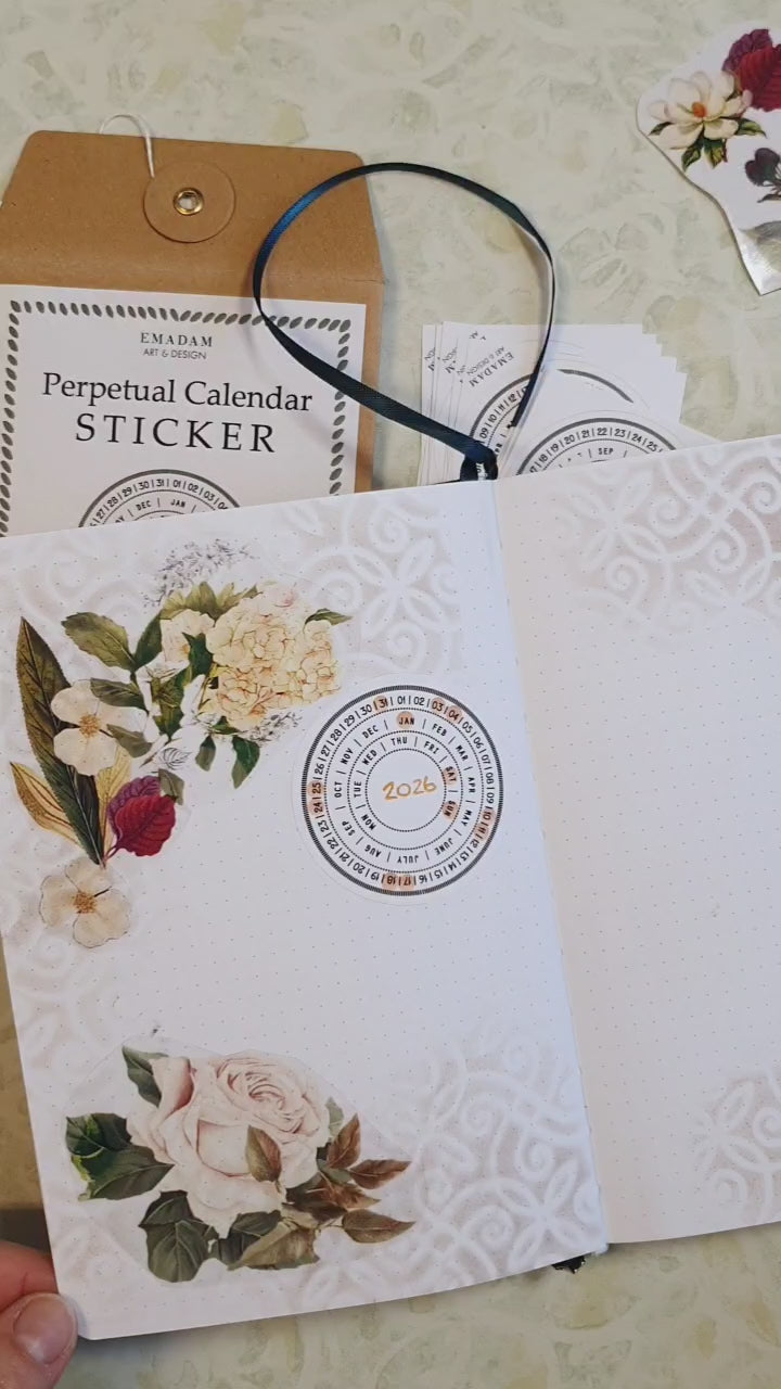 Perpetual Calendar Sticker