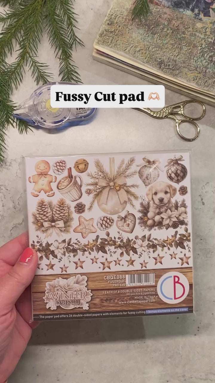 Video - Fussy cut pad från Ciao Bella