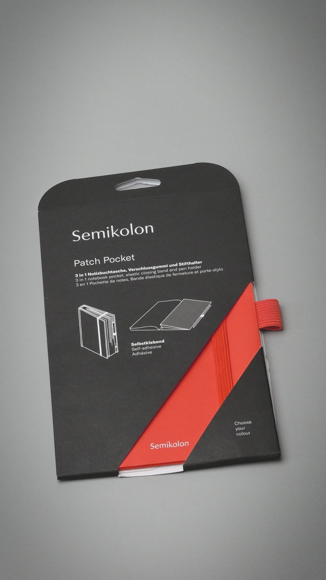 How to add a pocket to your notebook. Patch Pocket from Semikolon.