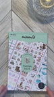 Video - Sticker book - Mimmilä - Floral desk. Tidformera