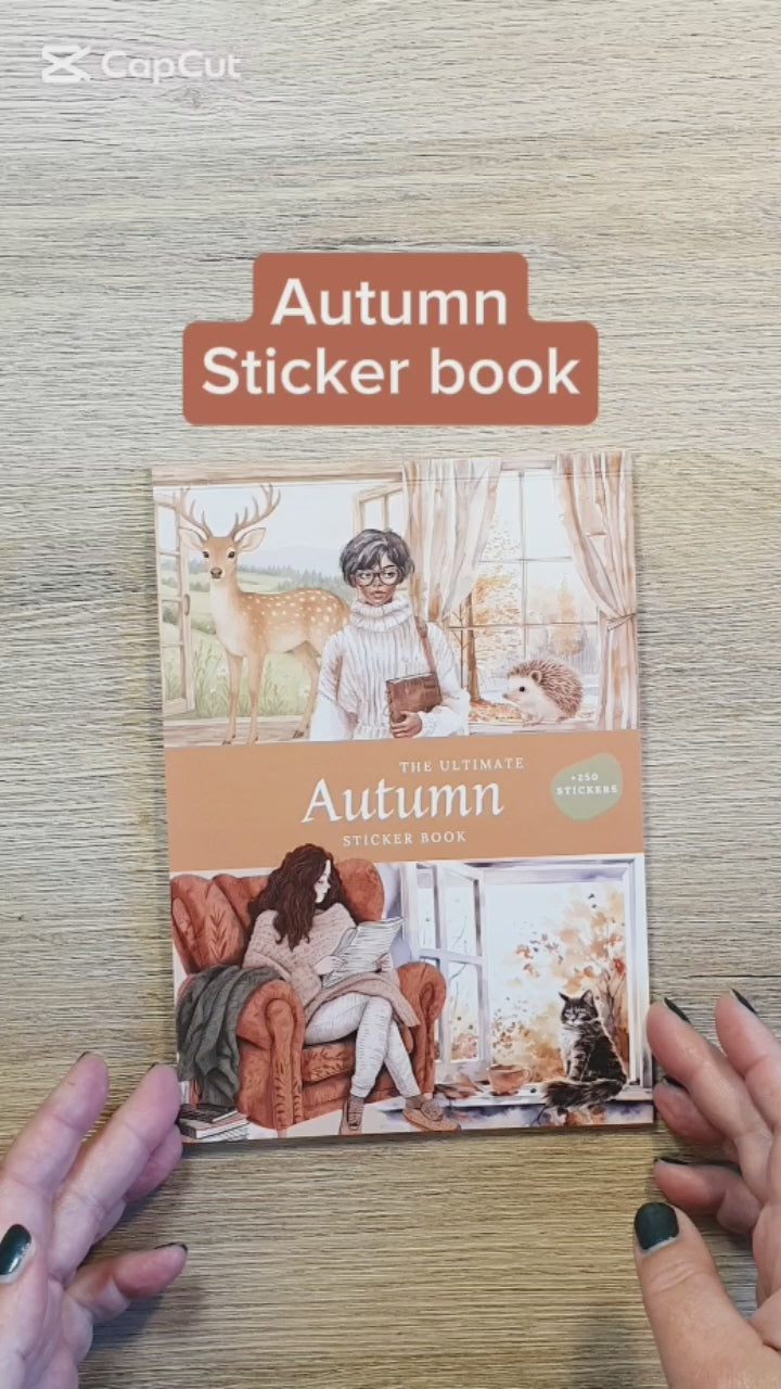 Bäddra i Autumn stickers book från Penpaling Paula. Tidformera