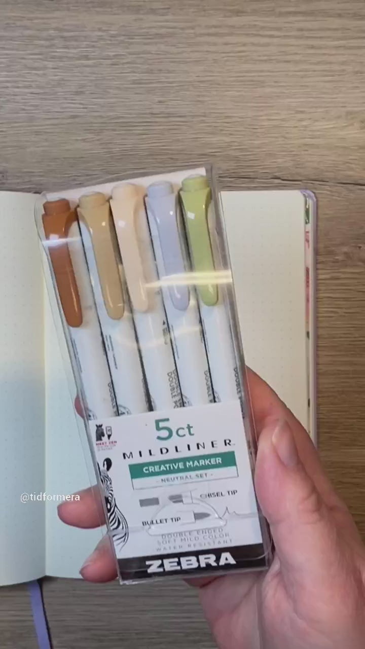 Video - Mildliner Överstrykningspennor 5-pack - Neutral