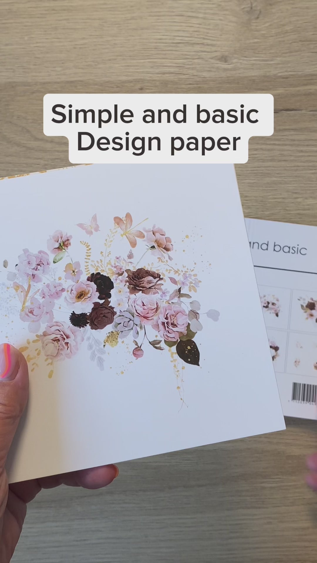 Video - Design paper från Simple and basic