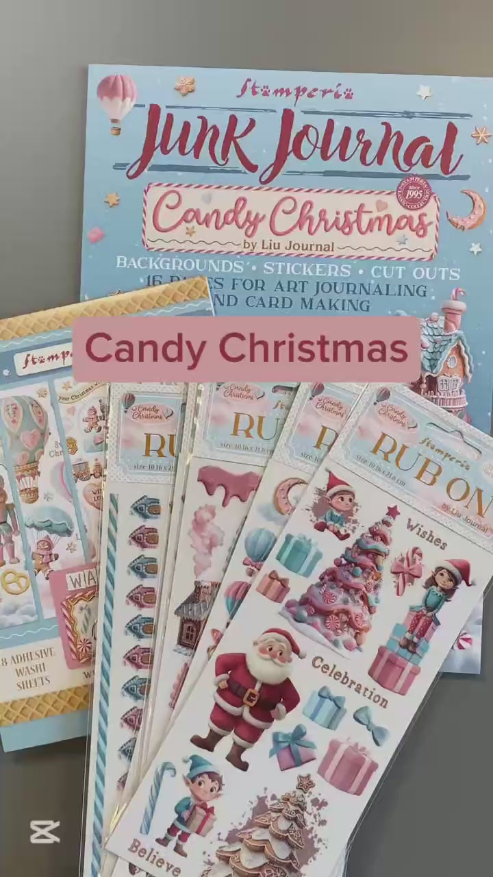 Video - Candy Christmas serien från Stamperia