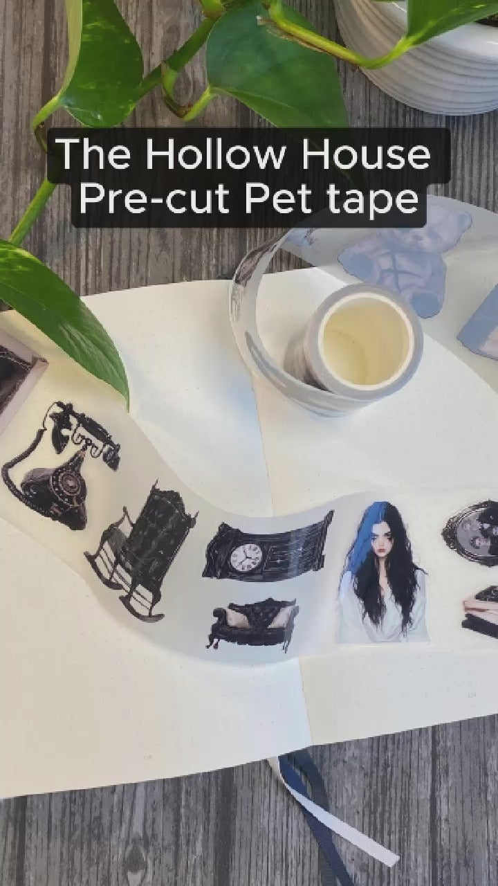 Pet Tape Pre-cut - MIC - The Hollow House 3D Glossy 70 mm