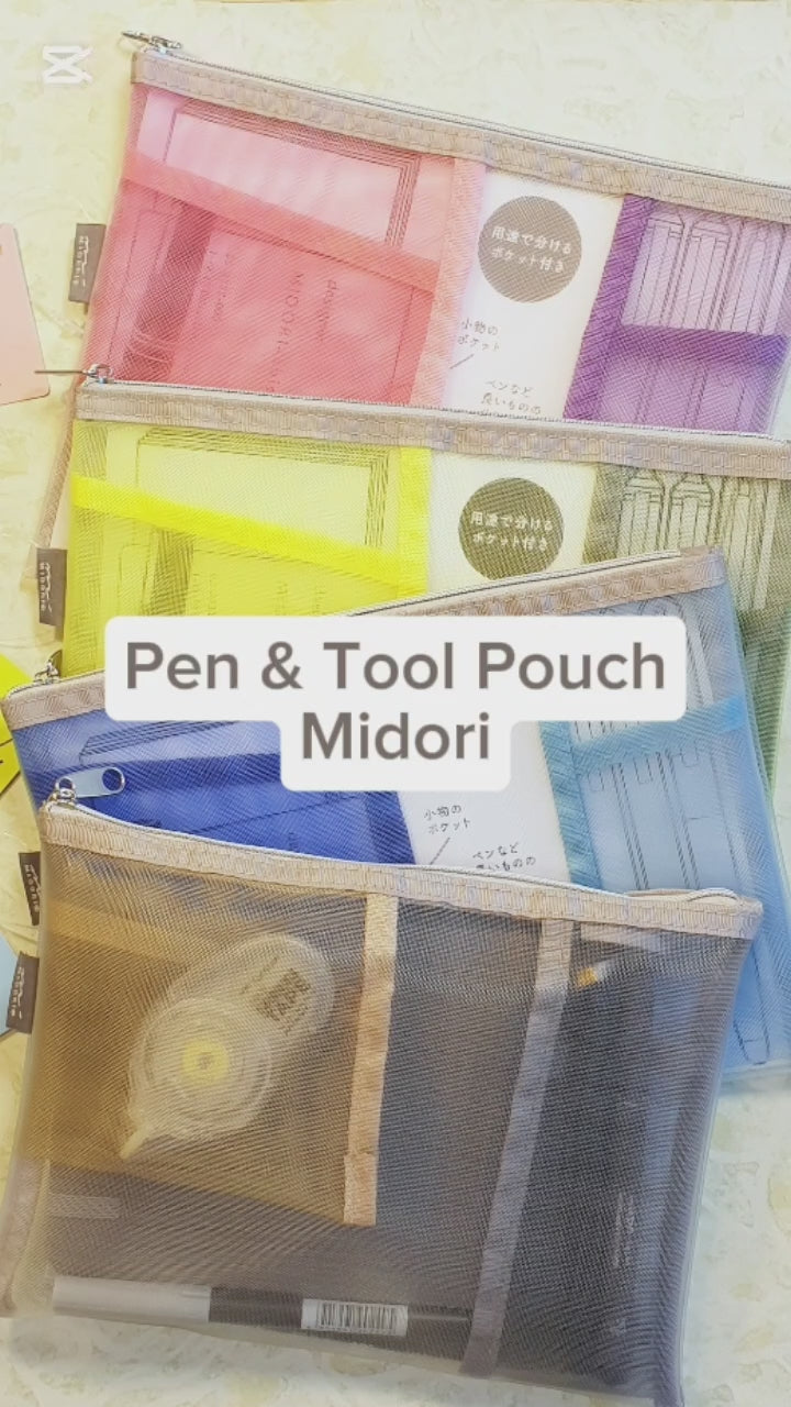 Video - Pen and Tool Pouch - Midori. Tidformera