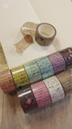 Washi tape - Mimmilä - Script Columns Vintage 25 mm