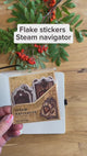 Video - Steam Navigator flake stickers