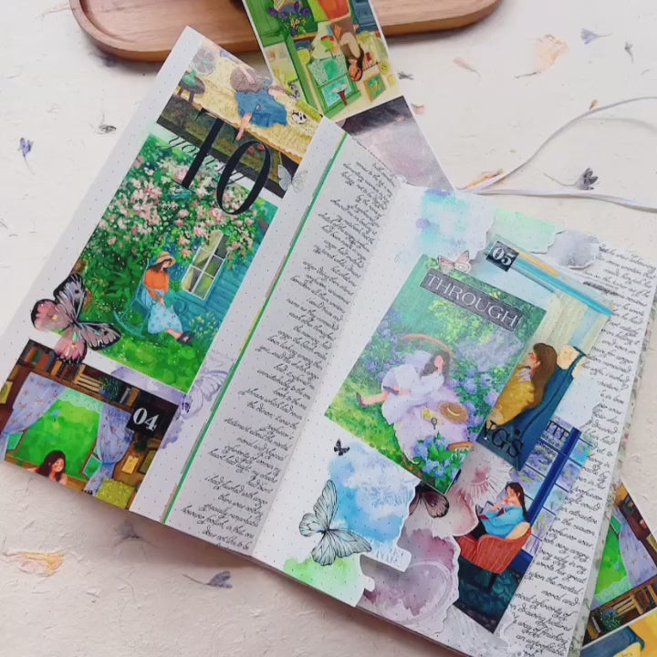 Washi Tape Garden Daydreams - 73 mm