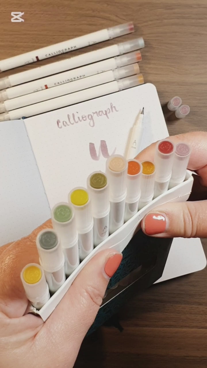 Video - Vi visar Calliograph penselpennor med dubblar spetsar. 
