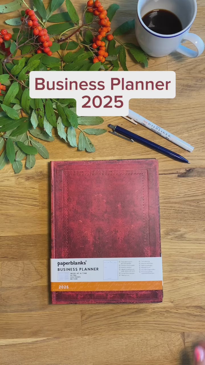 Video - Business Planner 2025 - Paperblanks