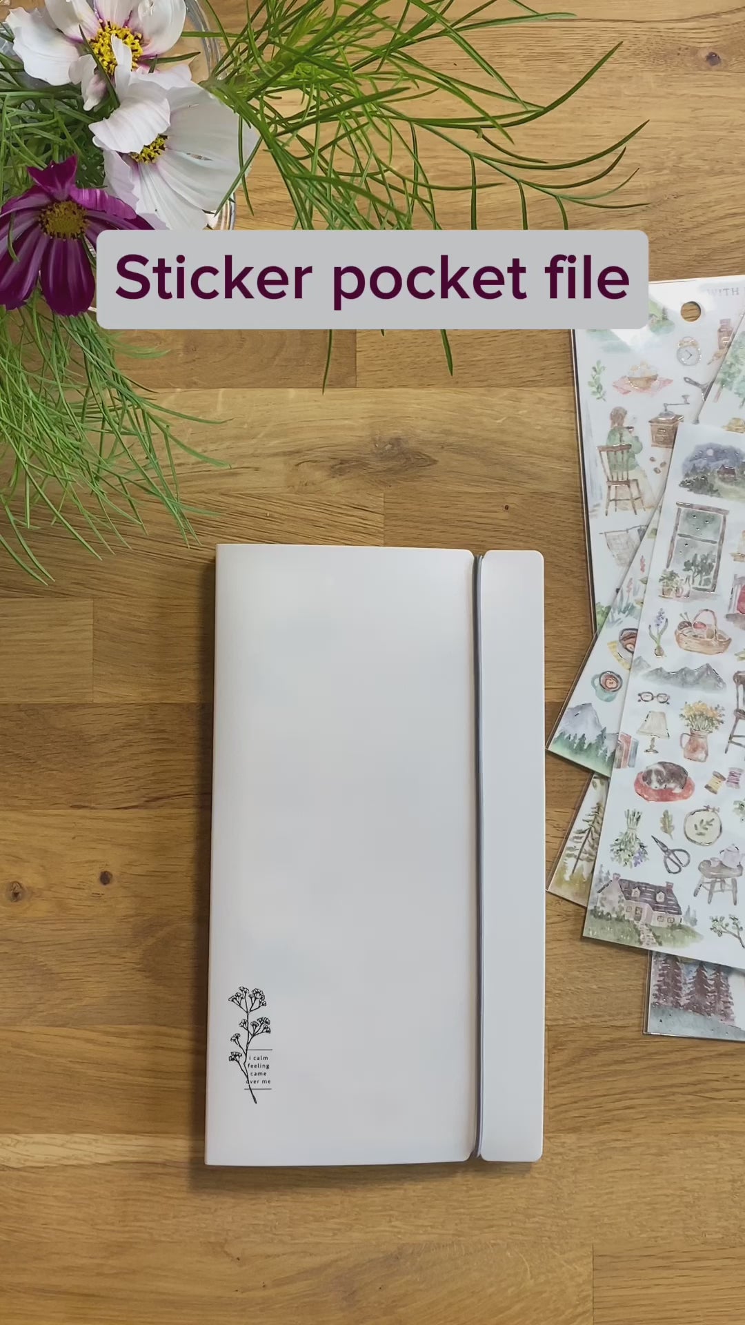 Video - Sticker pocket file - förvaring för dina klistermärken.