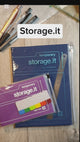 Video som visar funktion av Storage.it notebooks i A5 och A6 format. Tidformera