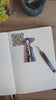 Video med stickers och pincett. Tidformera
