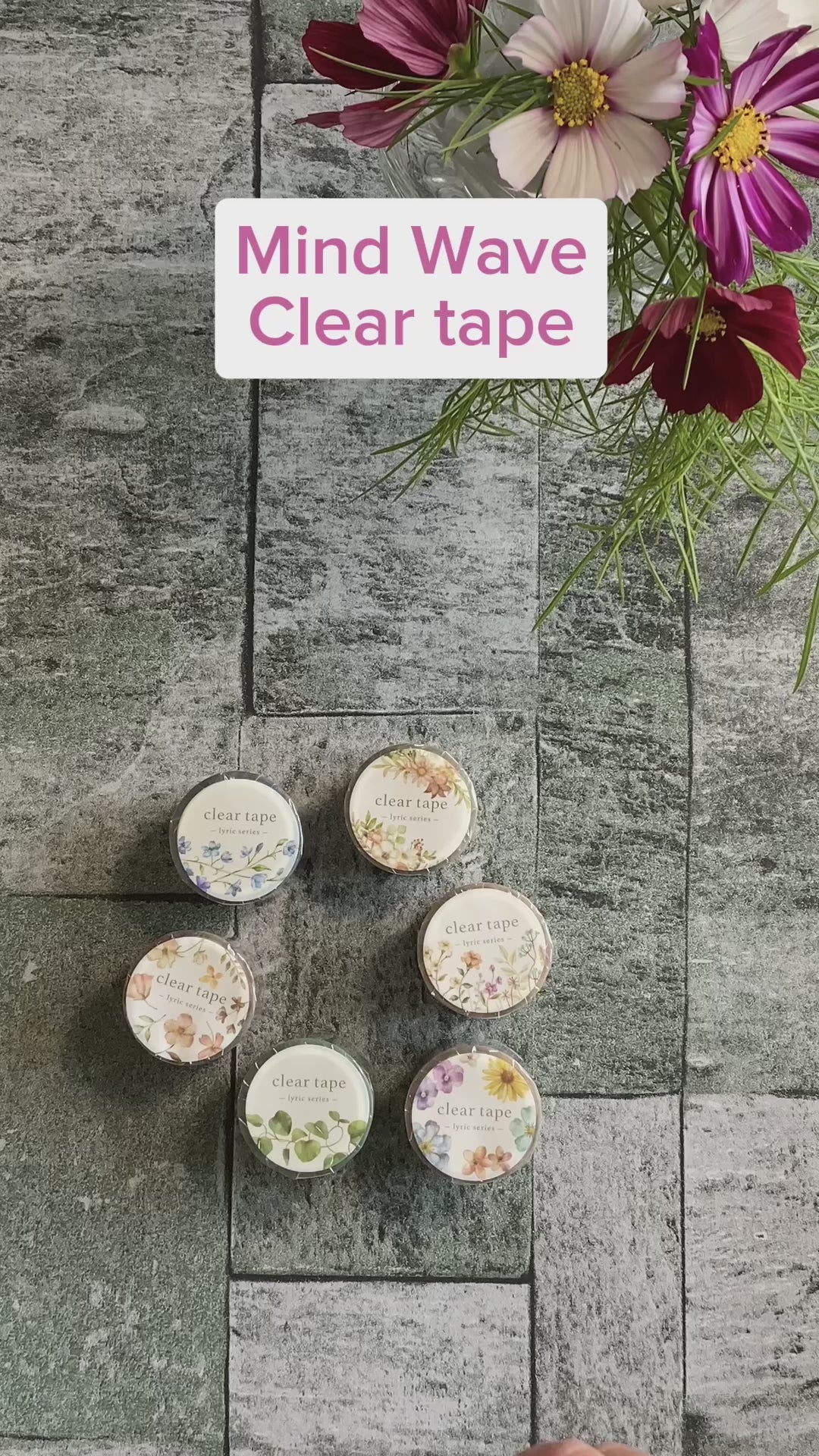 Video - Clear tape Lyric series