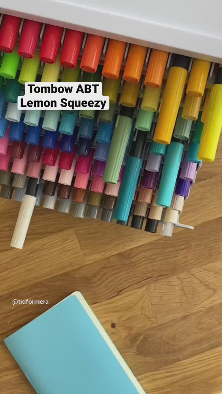 Video - Tombow Lemon Squeezy ABT brush pens