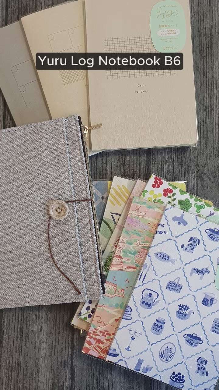 Video - Se alla Yuru Log notebooks, i B6, från japanska Midori.