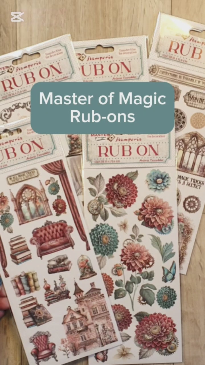 Video - Stamperias Mater of Magic Rub-ons. Tidformera
