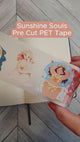 Pet Tape Pre-cut - MIC - Sunshine Souls 3D Glossy 70 mm