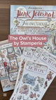 Video där vi bläddrar i produkter ur serien The Owl's House från Stamperia