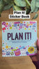 Video - Plan it! Sticker book från Peter Pauper Press