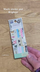 Video - Washi sticker pad - Bo Bunny - Brighton