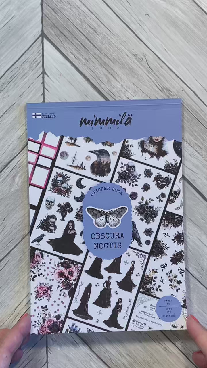 Video - Sticker book - Mimmilä - Obscura Noctis. Tidformera