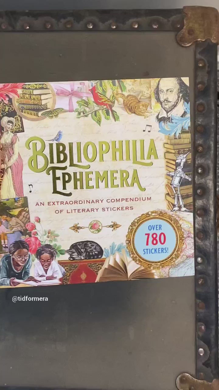 Video - Bibliophilia Ephemera Sticker book