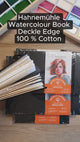 Video som visar de olika storlekarna på Deckle Edge Watrcolor Books från Hahnemule. Tidformera