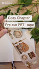 Video där vi visar motiven på Cozy Chapter Pre-cut PET tape från Plan & Plot Studio