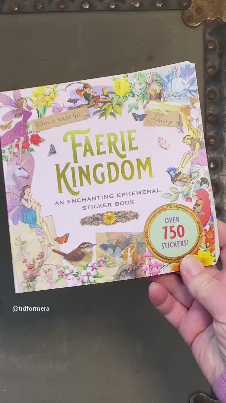 Video - Faerie Kingdom - An enchanting ephemeral sticker book från Peter Pauper Press