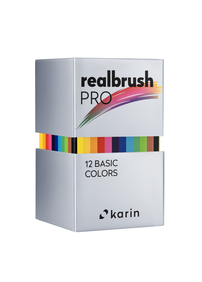 Realbrush PRO 12 - pack - Basic colors - Karin - Tidformera