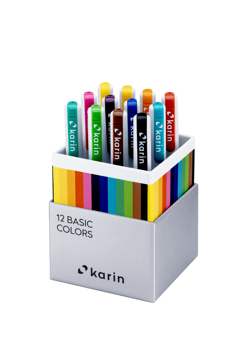 Realbrush PRO 12 - pack - Basic colors - Karin - Tidformera