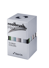 Realbrush PRO 12 - pack - Gray colors - Karin - Tidformera