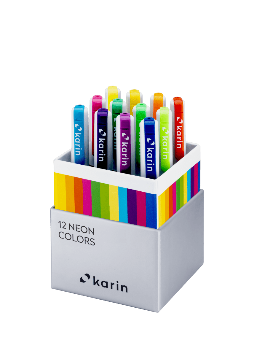 Realbrush PRO 12 - pack - Neon colors - Karin - Tidformera