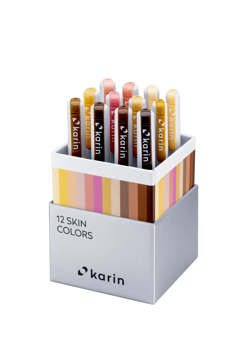 Realbrush PRO 12 - pack - Skin colors - Karin - Tidformera