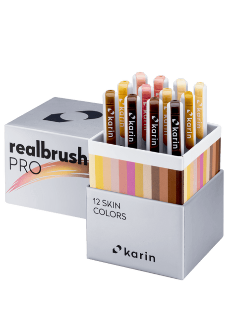 Realbrush PRO 12 - pack - Skin colors - 1 - Karin - Tidformera