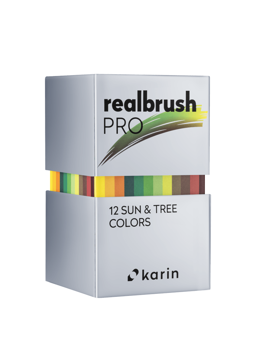 Realbrush PRO 12 - pack - Sun & Tree colors - Karin - Tidformera